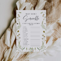 Wildblumen Kinderduschenspiel - Wortspiel