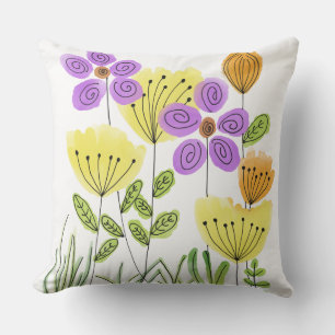 Wildblumen Kissen