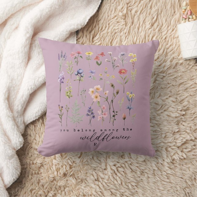 Wildblumen Kissen (Decke)