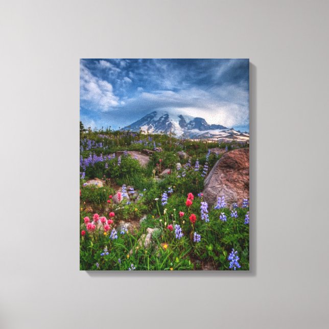 Wildblumen Leinwanddruck (Vorderseite)