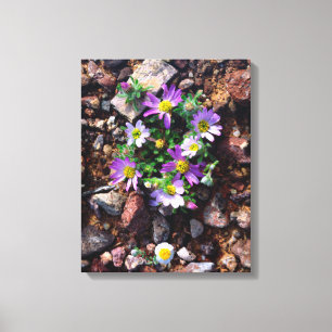 Wildblumen Leinwanddruck