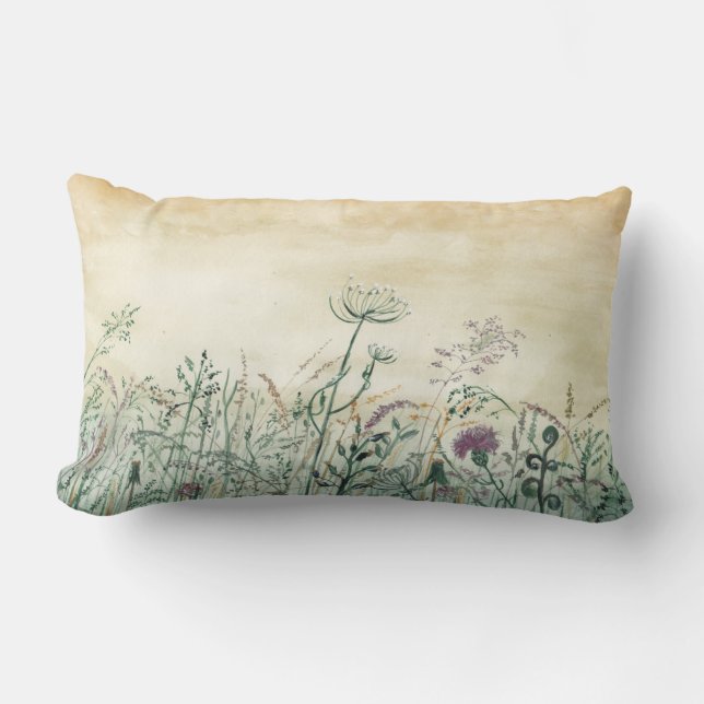 Wildblumen Lendenkissen (Vorderseite)