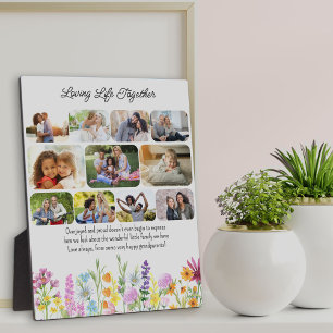 Wildblumen Lieben das Leben zusammen 11 Foto Fotoplatte