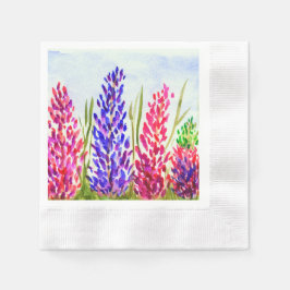 Wildblumen Lila Serviette