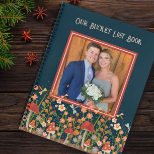 Wildblumen Liste der benutzerdefinierten Foto-Name Notizbuch