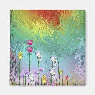 Wildblumen Magnet