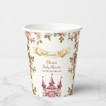Wildblumen-Märchenschloss-Baby-Shower-Willkommen 