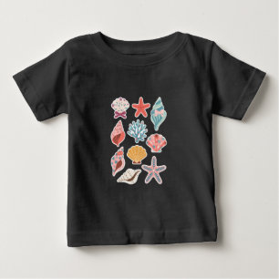Wildblumen Meeresmuschel Sommer Stimmung Florale S Baby T-shirt