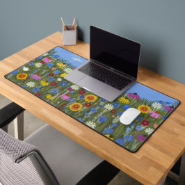 Wildblumen mit Daisis Schreibtischunterlage