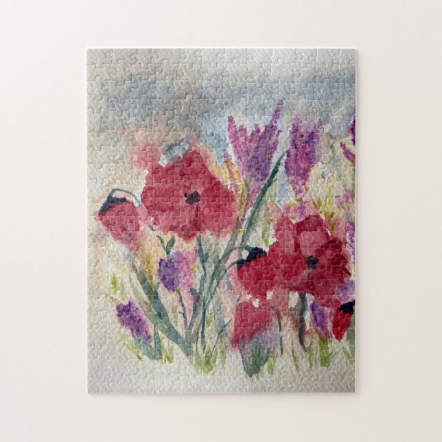 Wildblumen mit Pappchen (Vertikal)