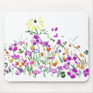 Wildblumen Mousepad