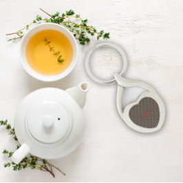 Wildblumen Muster Name grau Metal Schlüsselanhänge Schlüsselanhänger