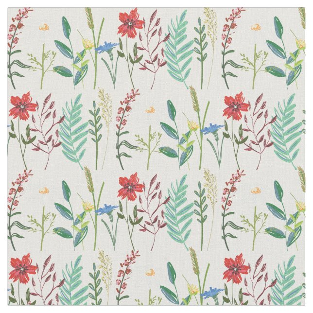 Wildblumen Niedliche Blume Stoff (Nahaufnahme)