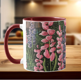 Wildblumen Original Artwork-Tasse Tasse