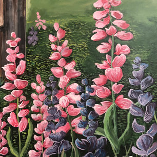 Wildblumen Original Artwork-Tasse Tasse