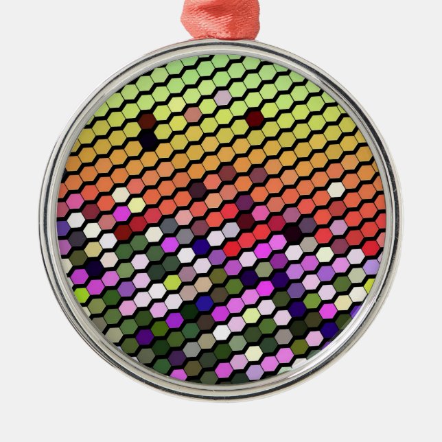 WILDBLUMEN ORNAMENT AUS METALL (Vorne)