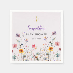 Wildblumen Orthodoxe Christliche Babydusche Serviette