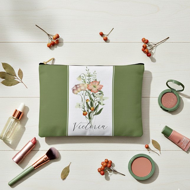 Wildblumen personalisiert zubehörtasche (Von Creator hochgeladen)