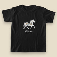 Wildblumen-Pferd mit Ihrem Namen Country Western