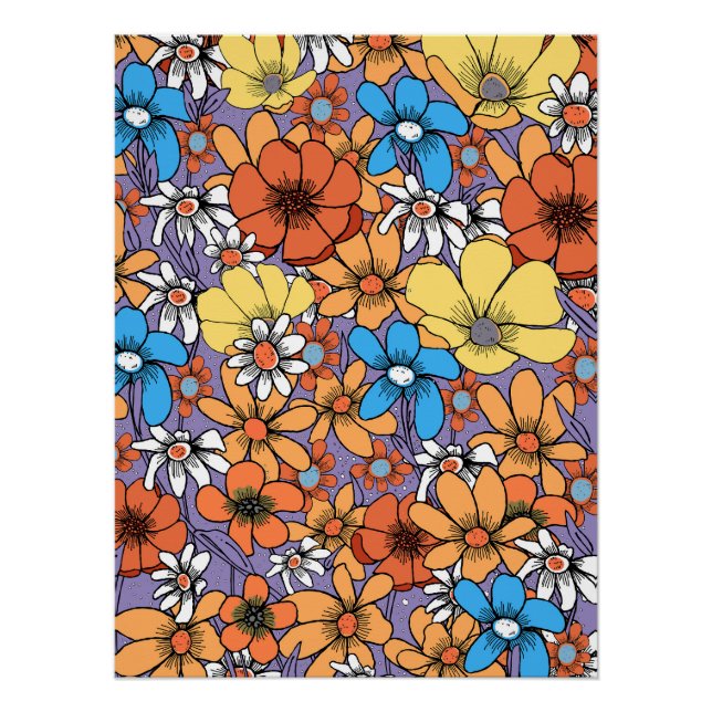 Wildblumen Poster (Vorderseite)