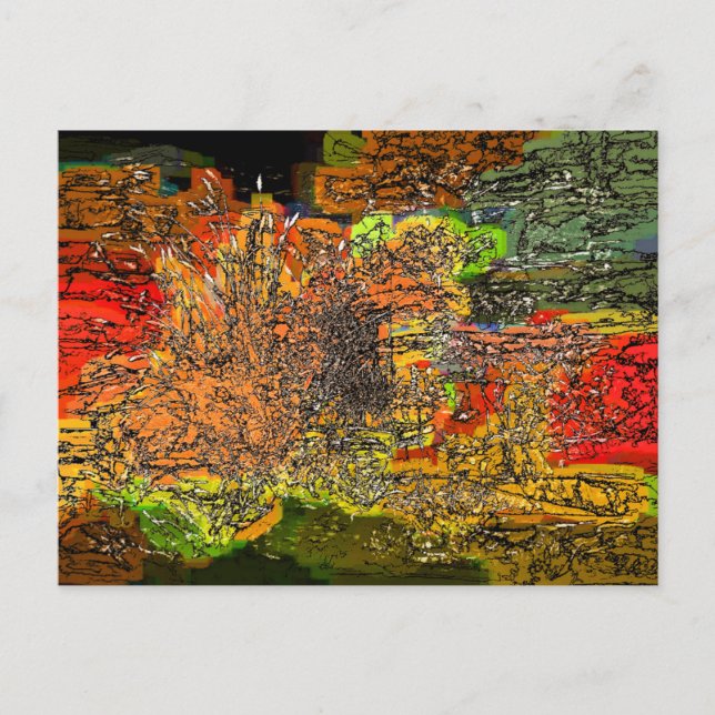 WILDBLUMEN POSTKARTE (Vorderseite)