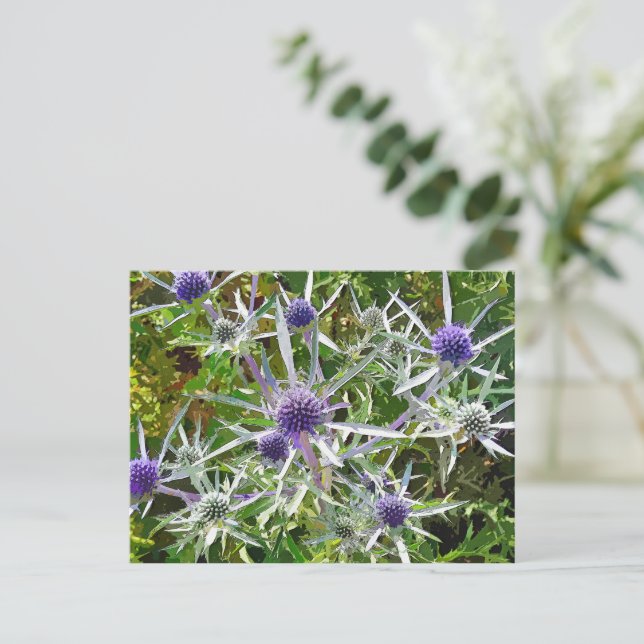 WILDBLUMEN POSTKARTE (Stehend Vorderseite)