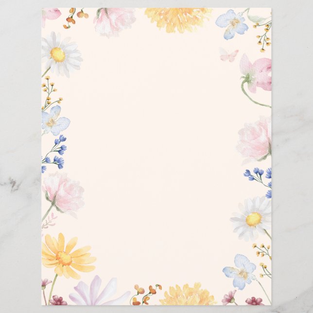 Wildblumen-Rand  Flyer (Vorne)
