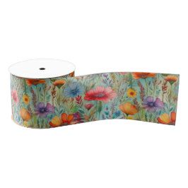 Wildblumen Ripsband