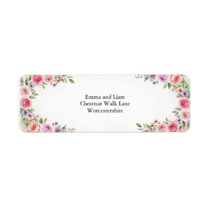 Wildblumen Romantische Botanische Hochzeitsadresse