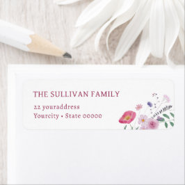 Wildblumen Rücksendeadresse