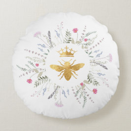 Wildblumen Rundes Kissen