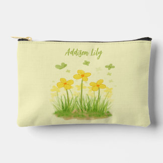Wildblumen & Schmetterlinge Kleiner Zubehörbeutel Zubehörtasche