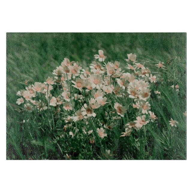 Wildblumen Schneidebrett (Vorderseite)