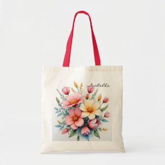 Wildblumen Schöne Trendige Luxus-Kollektion Tragetasche