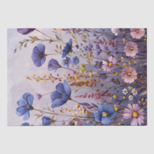 Wildblumen Seidenpapier