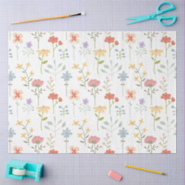 Wildblumen Seidenpapier