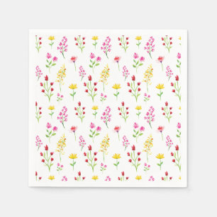 Wildblumen Serviette