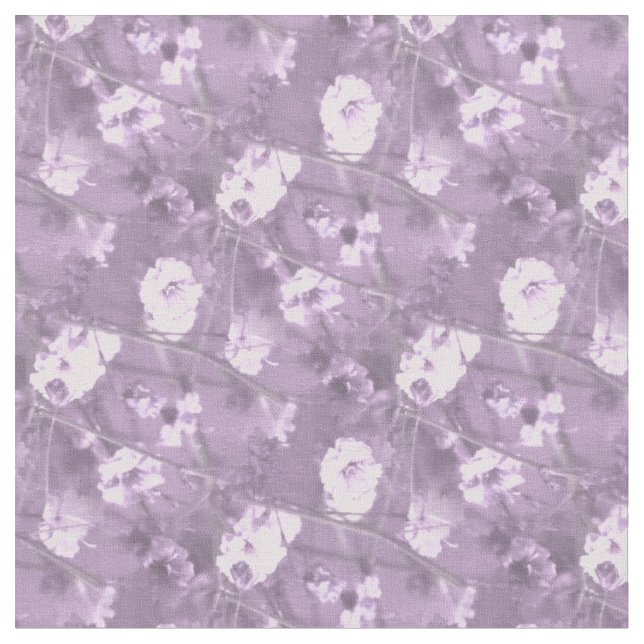 Wildblumen Shades of Lavender Stoff (Nahaufnahme)