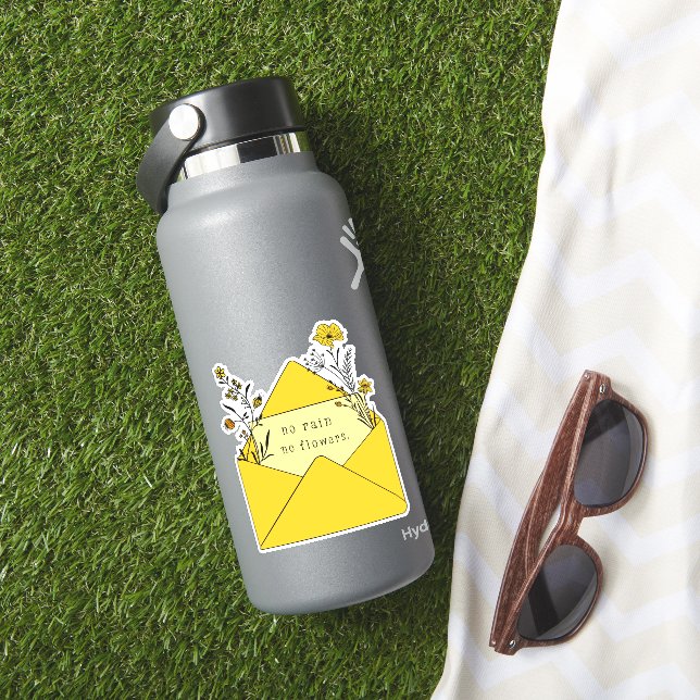 Wildblumen Sticker für Inspiration (HydroFlask Insitu)