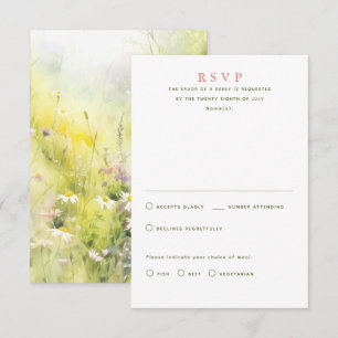 Wildblumen Summer Wedding RSVP Cards