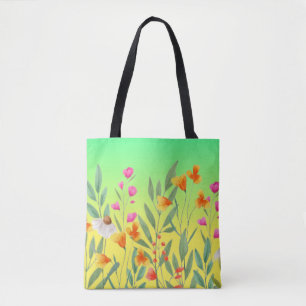 Wildblumen Tasche