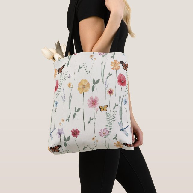 Wildblumen Tasche (Von Nahem)