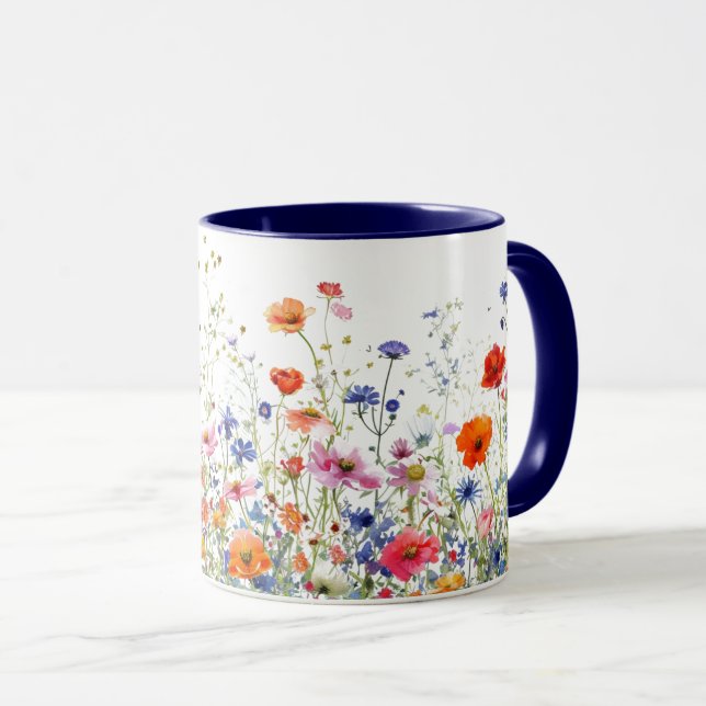 Wildblumen Tasse (VorderseiteRechts)