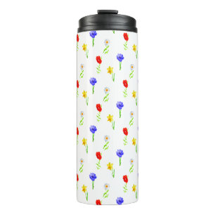 Wildblumen Thermosbecher
