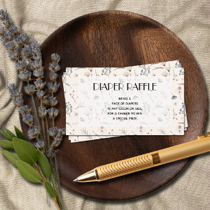 Wildblumen über Elfenbeinableger Begleitkarte