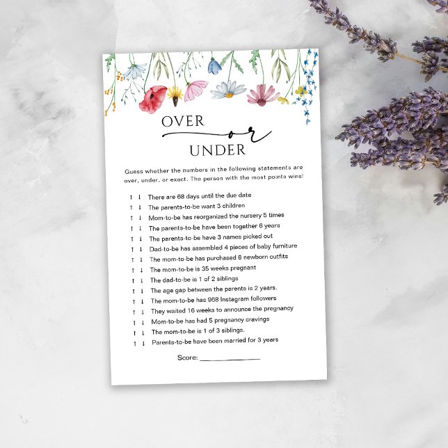 Wildblumen über oder unter Kinderspiel (Von Creator hochgeladen)