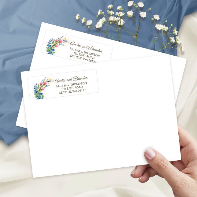 Wildblumen und Blueberry Rustic Wedding Address (Von Creator hochgeladen)
