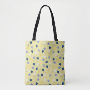 Wildblumen- und Brombeer-Blumenmuster Tasche