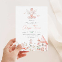 Wildblumen und Federn Babydusche