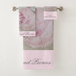 Wildblumen und Pfingställe Badhandtuch Set